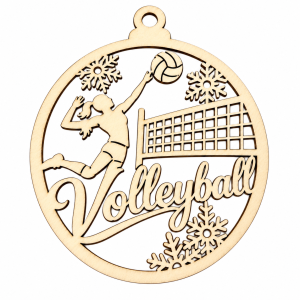 Holzanhänger – Volleyball