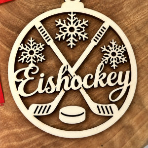 Holzanhänger – Eishockey
