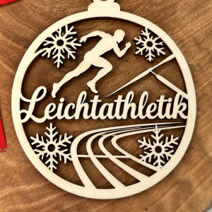 Holzanhänger – Leichtathletik