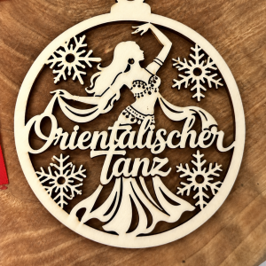 Holzanhänger – Orientalischer Tanz