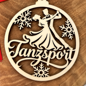 Holzanhänger – Tanzsport